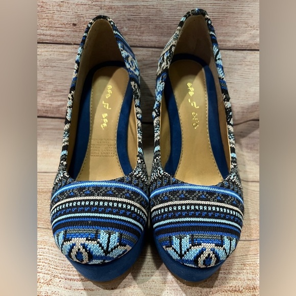 Efe platform shoes size 23 1/2 size 6 - Picture 1 of 8